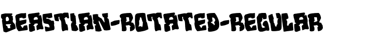 Beastian Rotated Regular.ttf