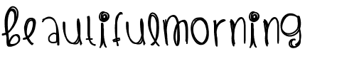 BeautifulMorning Medium.ttf