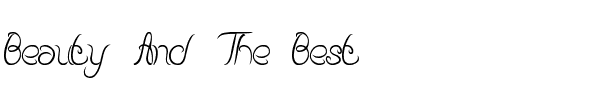 Beauty And The Best Normal.ttf