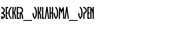 Becker Oklahoma Open Regular.ttf