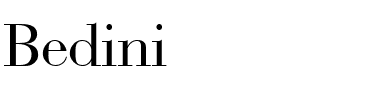 Bedini Regular.ttf