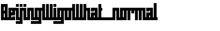 BeijingWigoWhat_normal Regular.ttf