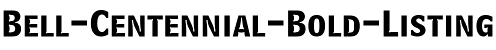 BellCent BdList BT Bold Listing.ttf