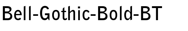 BellGothic BT Bold.ttf