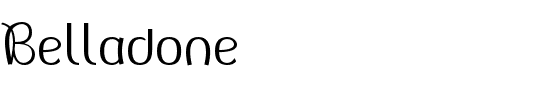 Belladone Demo.ttf