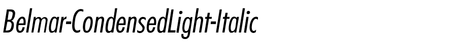Belmar-CondensedLight-Italic Regular.ttf