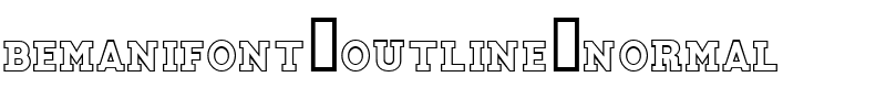 BemaniFont Outline Normal.ttf