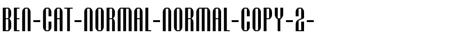 Ben Cat Normal Normal.ttf