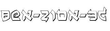 Ben-Zion 3D Regular.ttf