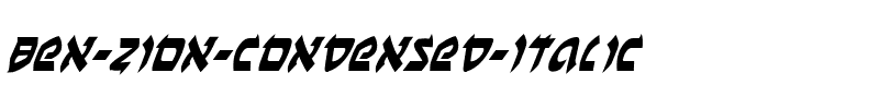 Ben-Zion Condensed Italic Condensed Italic.ttf