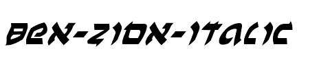 Ben-Zion Italic Italic.ttf