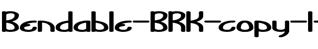 Bendable BRK Regular.ttf