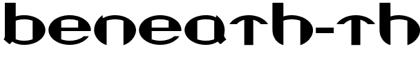 Beneath the Surface Regular.ttf