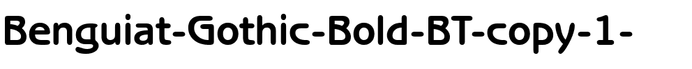 BenguiatGot Bk BT Bold.ttf