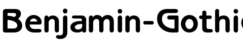 Benjamin Gothic Regular.ttf