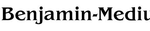 Benjamin Medium.ttf