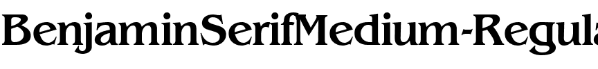 BenjaminSerifMedium Regular.ttf