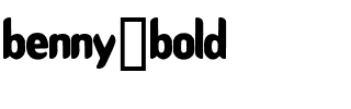 Benny Bold Regular.ttf