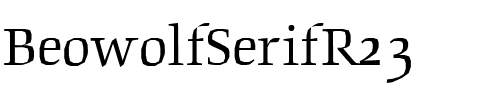 BeowolfSerifR23 Regular.ttf