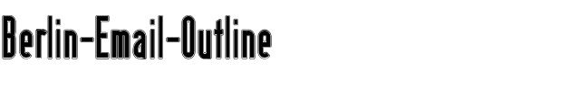 Berlin Email Outline Regular.ttf