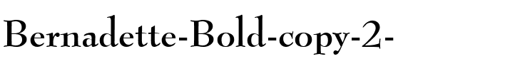 Bernadette Bold.ttf