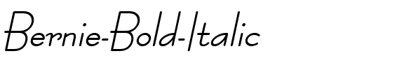 Bernie Bold Italic.ttf
