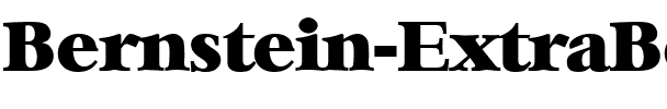 Bernstein-ExtraBold Regular.ttf