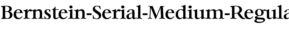 Bernstein-Serial-Medium Regular.ttf