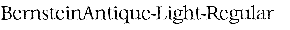 BernsteinAntique-Light Regular.ttf