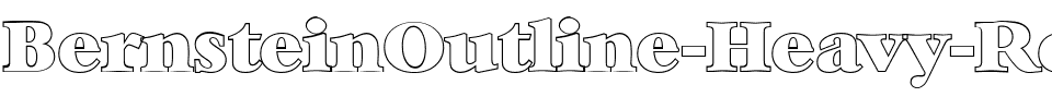 BernsteinOutline-Heavy Regular.ttf