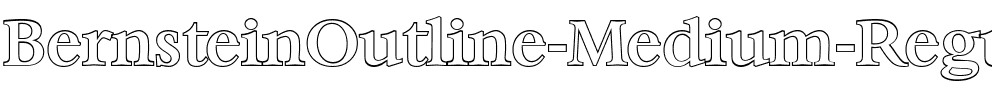 BernsteinOutline-Medium Regular.ttf