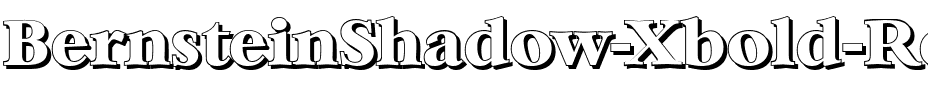 BernsteinShadow-Xbold Regular.ttf