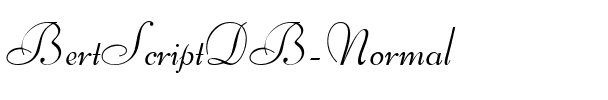 BertScriptDB Normal.ttf