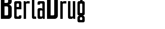 Berta_Drug Condensed DemiBold.ttf