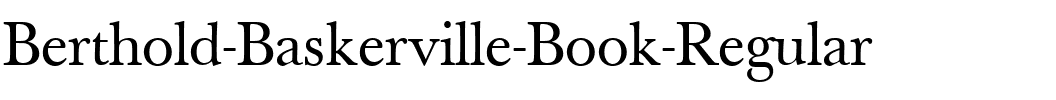 Berthold Baskerville Book Regular.ttf