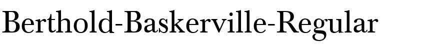 Berthold Baskerville Regular.ttf
