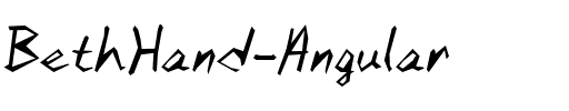 BethHand Angular Regular.ttf