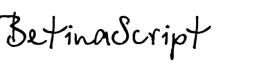BetinaScript Normal.ttf