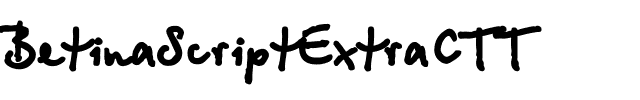 BetinaScriptExtraCTT Regular.ttf