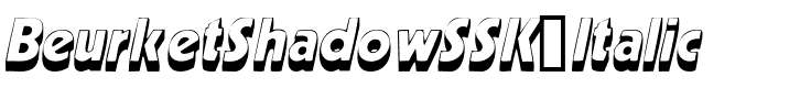BeurketShadowSSK Italic.ttf