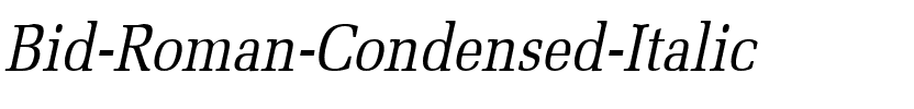 Bid Roman Condensed Italic.ttf