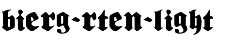 Biergärten Light Light.ttf