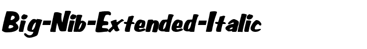 Big Nib-Extended Italic.ttf