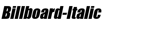 Billboard Italic.ttf