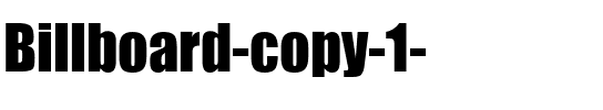 Billboard Regular.ttf