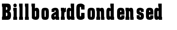 BillboardCondensed Regular.ttf