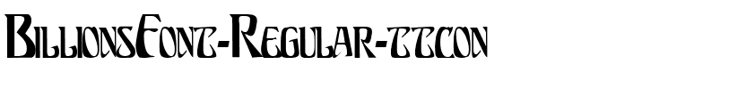 BillionsFont ttcon Regular.ttf