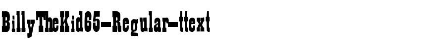 BillyTheKid65 ttext Regular.ttf