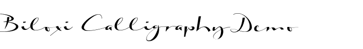Biloxi Calligraphy Demo Regular.ttf