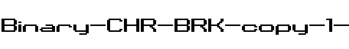 Binary CHR BRK Regular.ttf